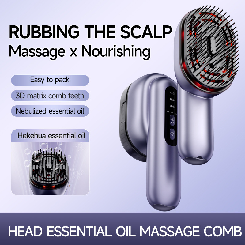  Head EssenTial Oil Massage Comb